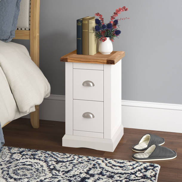 Brambly Cottage Solid Wood Bedside Table & Reviews Wayfair.co.uk